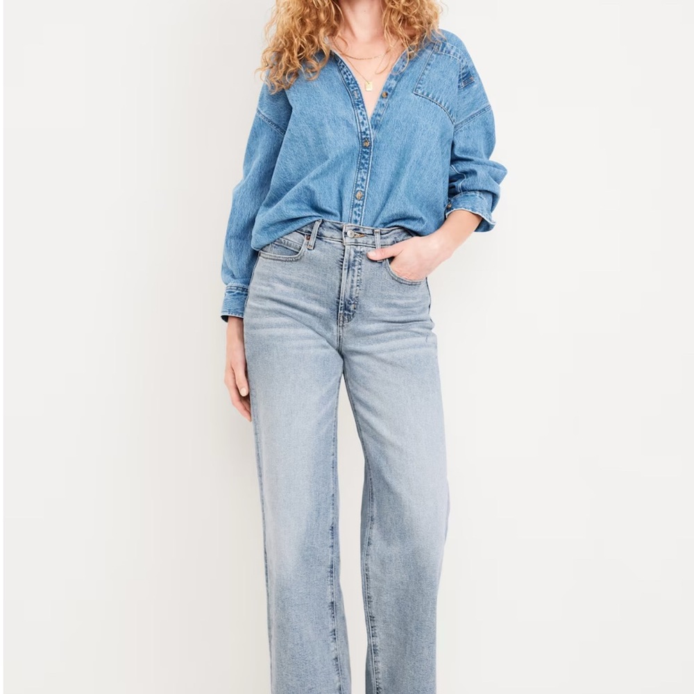 Old Navy SKY-HI Wide Leg Jean